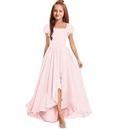 Amazon.com: Black Junior Bridesmaid Dress for Teen Girls Long Jr Dresses  for Weddings Flower Girl Dress Fancy Dresses for Girls 2T: Clothing, Shoes  & Jewelry