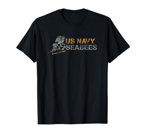 US Navy Seabees WE Build WE Fight US Navy T-Shirt
