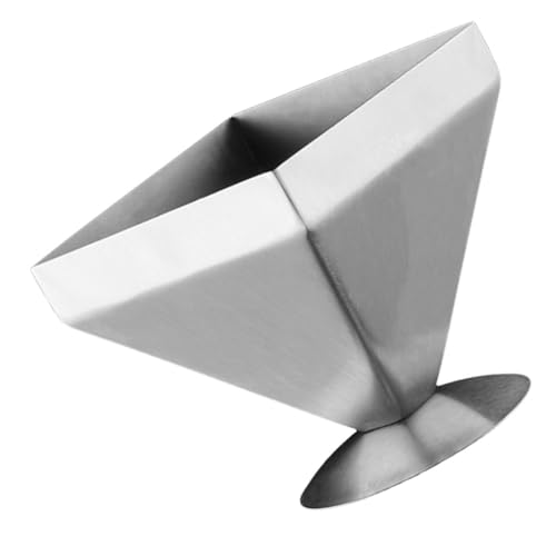 Garneck Stainless Steel Meat Mold Tower Pyramid Shaping Mould Easy to Use Dishes Shaping Tool