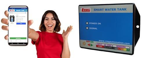 Image of IoT Wi-Fi Smart Water Level Indicator for Tanks | Mobile App Control, 5-Level Display, Buzzer Alerts