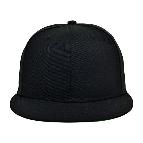 Image of Lids Blank Premium Full Court w /Colored Under Visor Fitted Cap