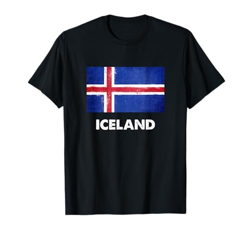 Camiseta de la bandera de Islandia | Islan Camiseta