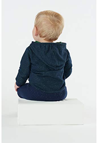 Conjunto Jaqueta Botonê e Calça Moletom, Up Baby, Meninos, Azul, M