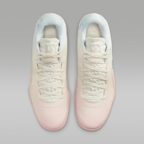 Zion 3 "Rising Basketball Shoes (FZ1321-601, Bleached Coral/Pale Ivory/Glacier Blue/Crimson Tint) Size 124