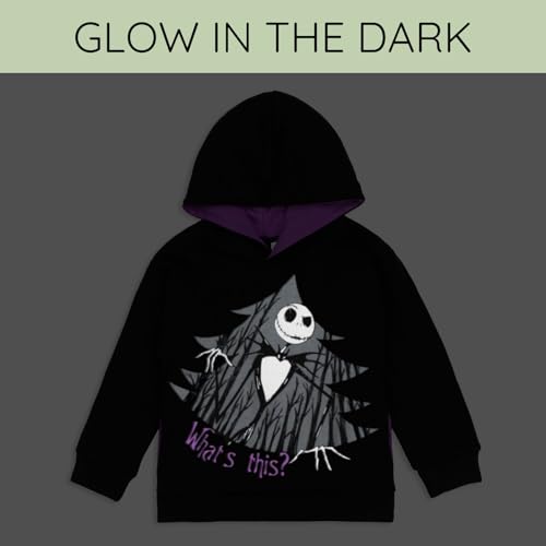 Image of Disney Nightmare Before Christmas Fleece Pullover Hoodie Toddler to Big Kid