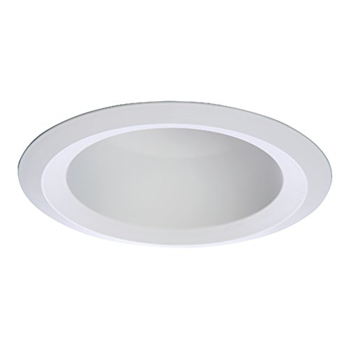 Halo 6120WH White Full Cone Reflector with White Recessed Trim, 6" #1