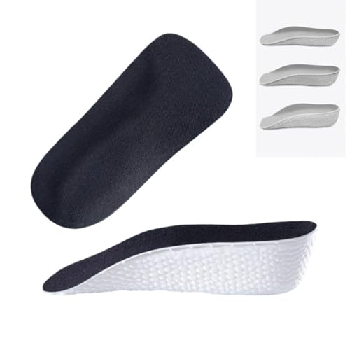 Startup brandone Orthopedic HighPads 1.0 Brandone Orthopedic Lift Inserts for Men & Women HighPads 1.0 Heel Lifts for Elevator Shoes (Black 3.5 CM)