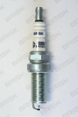 Brisk Silver ER15YS-9 1578 Bougies d'allumage Essence GPL GNV Autogas, 4 pièces