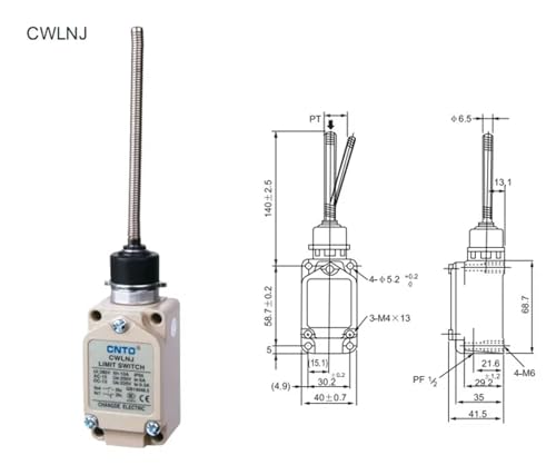 Micro-interrupteur fin course vertical CWLD1 contre pannes détection machine