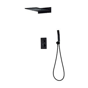 Ngddf2Haa Schwarze Kupfer Duschset ee2