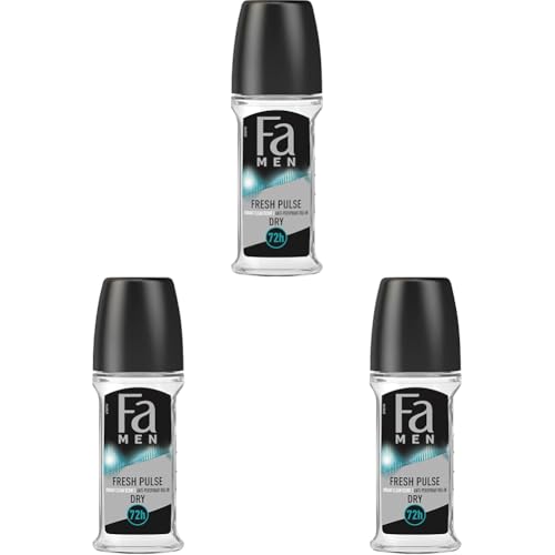 Men Fresh Pulse Terleme Karşıtı Roll-On 50 ml Erkek 1 Adet 3'lü set