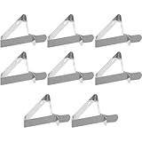 Uonlytech 8 Stück Thermometer Topfklemmen aus 304 Edelstahl Hitzebeständig und Anti Verbrüh Schutz Geeignet für Koch und Grillthermometer in Profi und Heimküchen