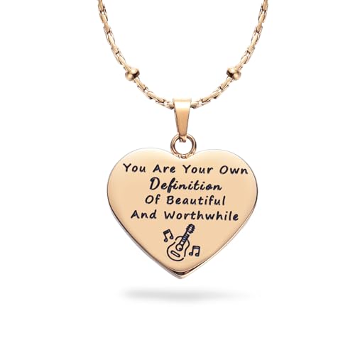 Collar con colgante de corazón de Taylor, para amantes de la...