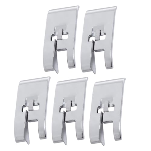 Anneome 5 Piezas Pie Prensatelas Para Máquina De Coser Eléctrica Accesorios Presilla Puntadas Prensatelas Para Coser Prensatelas Para Maquina De Coser Silver Aleación