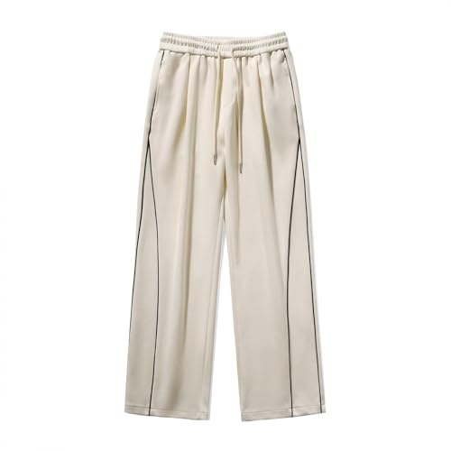 Pantalon décontracté homme à rayures idéal pour les sorties en couple