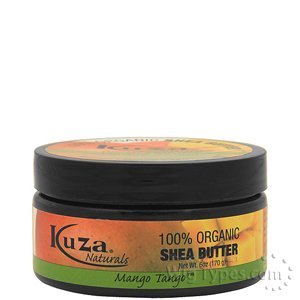 Kuza 100% Organic Shea Butter Skin, Hair, Scalp, Nails (Mango Tango) 3oz