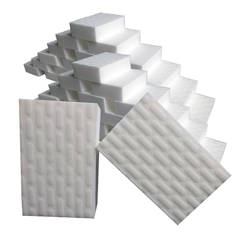 ~X|W 40Zbg ~ۂ Ɩp k melamine sponge 2{k^Cv ܂Ȃ /䏊//Lb`/C|pX|W L[u ꗎƂ zCg (10x6x2cm)