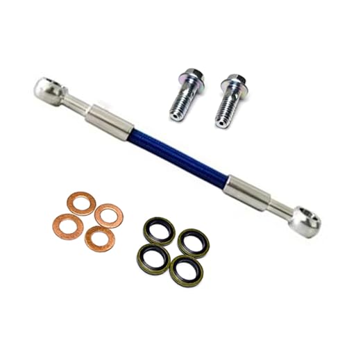 Tuyau d'huile bleu de frein hydraulique M10 240cm contre la perte de pression