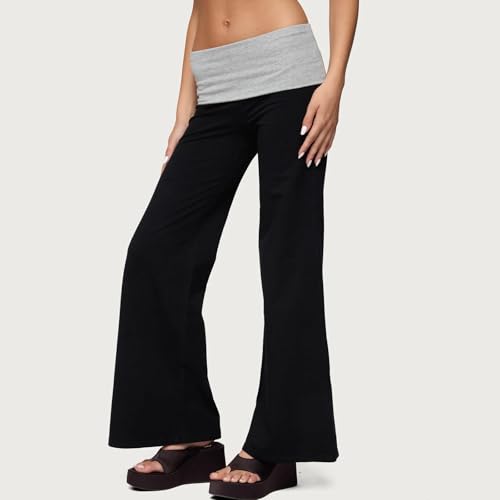 Pantalon confortable élastique jambe large avec design compact pliable