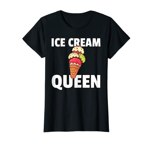 Ice Cream Queen Funny Mujeres Hombres Camiseta