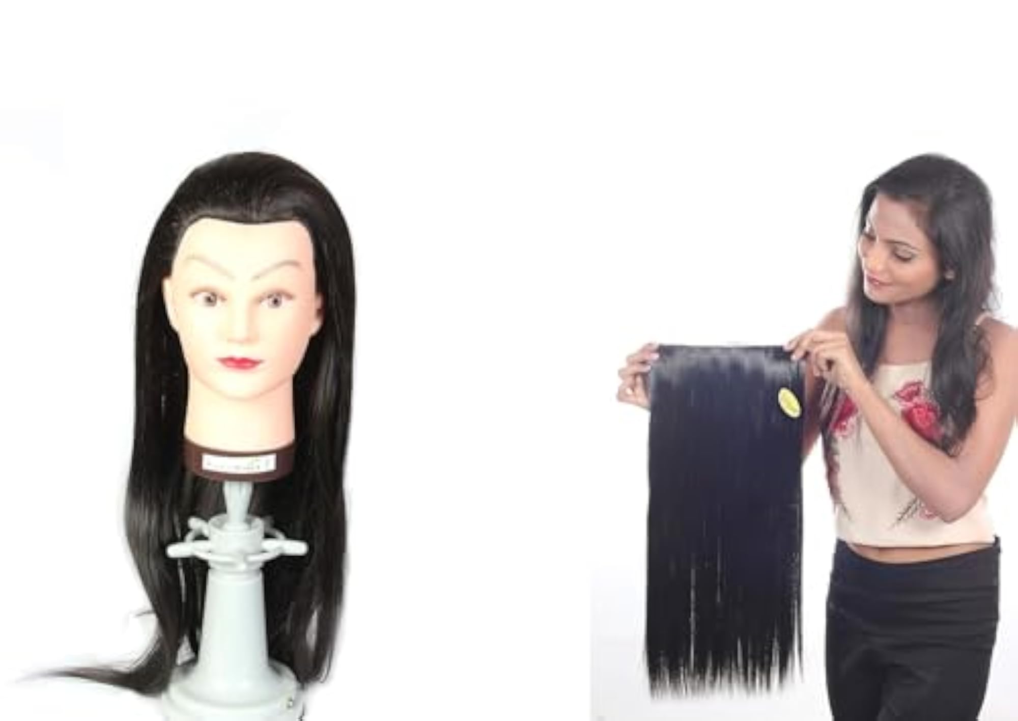 Ritzkat 50% Fiber Heat Original Hair Dummy, 30 Inch