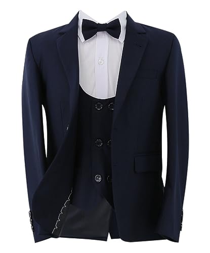 Costume de mariage garçon slim 7 pièces pour cérémonie - 2