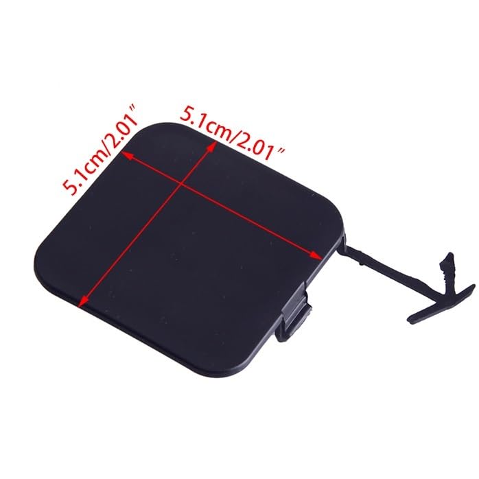 Tow Hook Eye Cover For Subaru Impreza 2008-2015 – Front/Rear Bumper Cap, Black