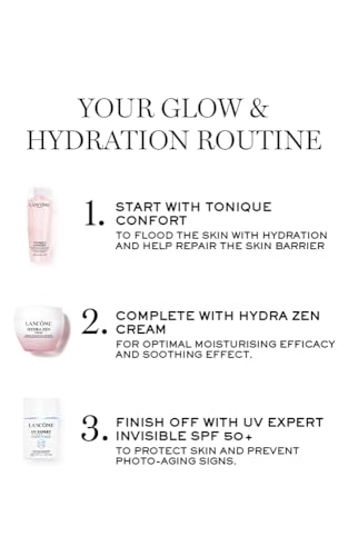 Lancôme Hydra Zen Day Cream, beruhigende Feuchtigkeitspflege für 48 Stunden, reduziert Rötungen und stärkt die Hautbarriere, Ideal für alle Hauttypen, 50ml