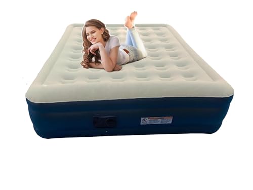 Nuwani Queen Air Mattress with Built-in Pump & Pillow