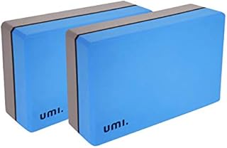 Amazon Brand - Umi - Yoga Blocks High Density Lightweight Firm Yoga Bricks EVA Foam Yoga Support Blocks