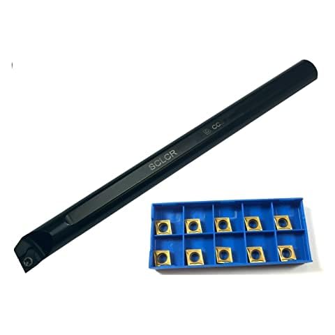 CNC QUALITÄT Bohrstange 8 mm SCLCR 06 inklusive 10 WSP CCMT 060204 für Stahl Cover