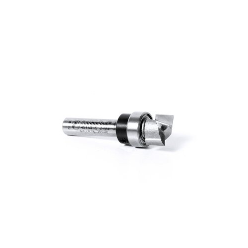 Image of Amana Tool - 45460-S Carbide Tipped Flush Trim Plunge Template 1 /2 Dia x 1 /4 inch Sh