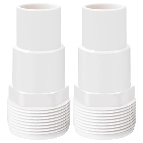 Hayward SPX1091Z7/Z4 Compatible 1 1/4' to 1 1/2' Pool Hose Adapter - 2 Pcs Pool Skimmer Vacuum Hose...