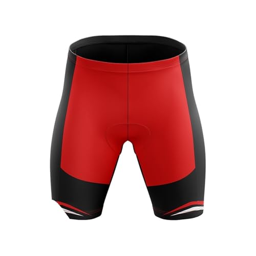 GIYXHU Pantalones Cortos De Ciclismo Professionally 20D Gel Padded Cycling Shorts Men Bicycle Short Pants Bike Trousers Tights Sports Wear Bycicle Clothes(Black01,L)