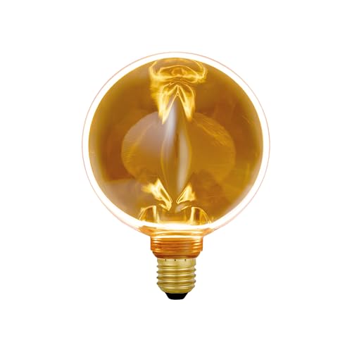 Suprema Dekorative LED-Ringlampe, E27, 4 W, Bernstein-Finish, 220–240 V, 1800 K warmes Licht Suprema Dekorative LED-Ringlampe, E27, 4 W, Bernstein-Finish, 220–240 V, 1800 K warmes Licht