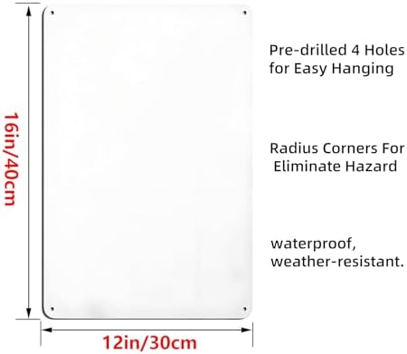 MSDS Station Sign - Safety Chemical SDS (B) Metal Sign 12 x 16 Inches – For Wall or Fence image 3