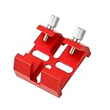 Finderscope Base Connecting Cross Finderscope Base Bridge Dovetail Slot Astronomical Telescope Accessories Scope Bracket(Red)