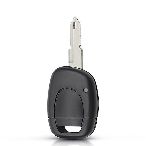 HooRLZ Coque de Clé pour Renault Clio Kangoo Twingo Master Espace Laguna Boitier Télécommande Installation Rapide, Coque Clef R-enault Clio 1 Boutons (avec...