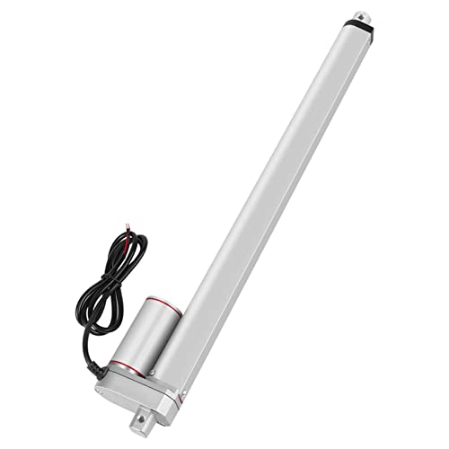 Actuador lineal de 12V para vehículos y equipos médicos con motor silencioso de 400mm