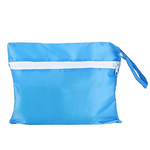 Bolsas de pañales de tela Oxford para el cuidado del bebé para usar en el exterior(blue)
