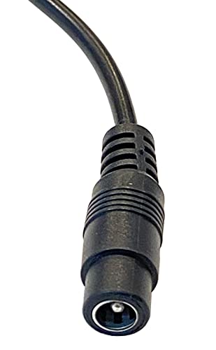 Pack de 10 conectores DC coaxial macho a hembra 5.5x2.1mm 6 pulg miniatura 2