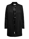Langer Blazer ONLY Damen Onlsoho Coatigan Otw Noos Wollmischungs Mantel, Schwarz, M EU