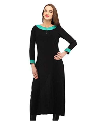 KHANKAN Women's Rayon Regular Kurta