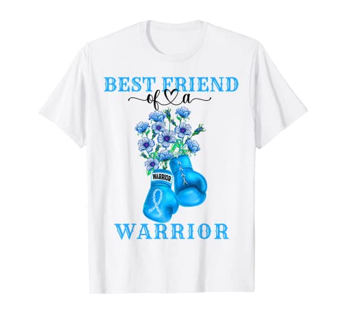 Mejor amigo de un escuadrón de apoyo para la concienciación sobre el cáncer de colon guerrero Camiseta