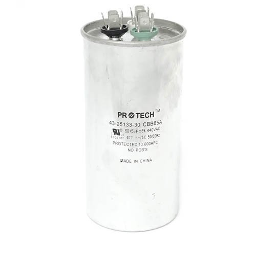 43-23204-20 -Rheem OEM Round Replacement Dual Run Capacitor 60 + 5 UF/MFD 440 Volt