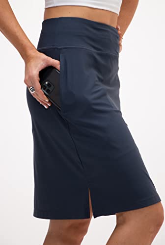 DEVOPS Women's 2-Pack Active Athletic Skort with Pockets Running Golf Workout Tennis Skirts2