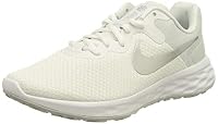 Nike Women's Revolution 6 Nn Running Shoe, White MTLC Silver Pure Platinum, 6.5 US