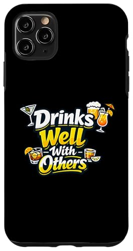 ���l�Ƃ悭���� ? Funny Drinking Squad �X�}�z�P�[�X iPhone 11 Pro Max �p