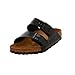 Produktbild BIRKENSTOCK Classic Damen Arizona Birko-Flor Pantoletten, Schwarz Lack, 38 EU