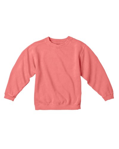Image of Comfort Colors By Chouinard Youth Fleece Crew (Watermelon) (S)